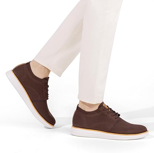 Vista 8 de Bruno Marc Zapatillas de malla para hombre Oxfords ligeras