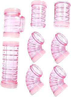 GREENADSCAPE Tubos para Jaula De Hamster Tubo De Conexión para Jaula De Hámster Túnel Externo De para Mascotas Pequeñas Accesorio para Jaula De Hámster y Rata Color Ideal para Juego y Ejercicio