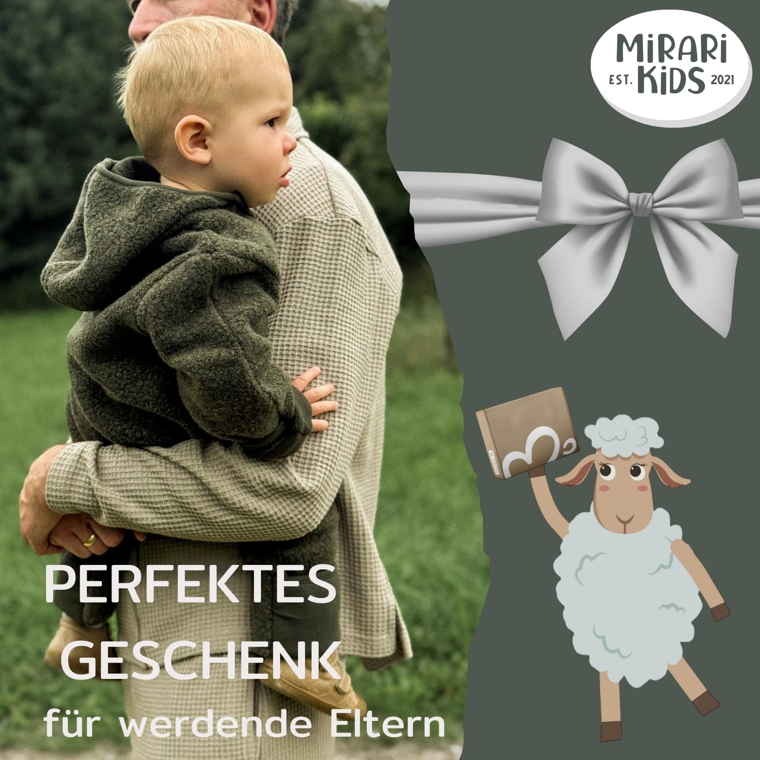 Wolloverall mit Reißverschluss und Kapuze - Winteranzug Baby - Overall aus Wolle