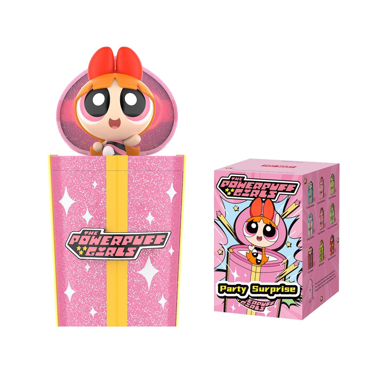 POP MART The Powerpuff Girls Party Surprise Series - Licensed Cartoon Collectible Figures - Giftable Display Toys for Fans - 1 Box