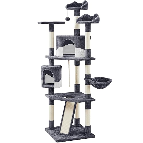 Yaheetech Multi-Level Tall Cat Tree Multiple product photo (Beds & Crates) — ScooterReviewPro review