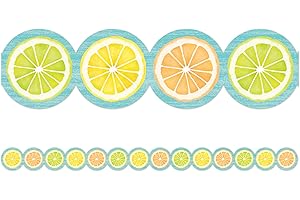 Lemon Zest Citrus Slices Die-Cut Border Trim: A Culinary Canvas for Bakers, Chefs, and Crafters