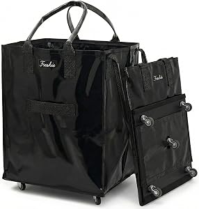 Lightweight Rolling Shopping Trolley Tote