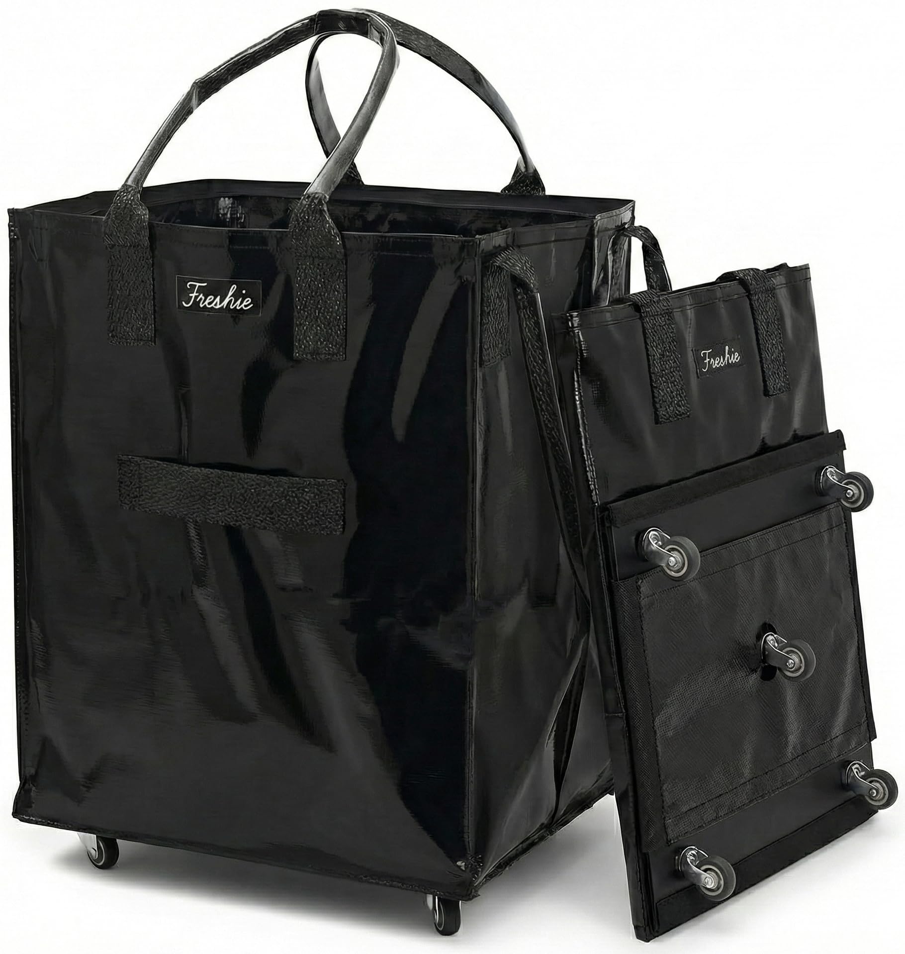 Amazon.com: FRESHIE Reusable Grocery Bag On Wheels, Shopping