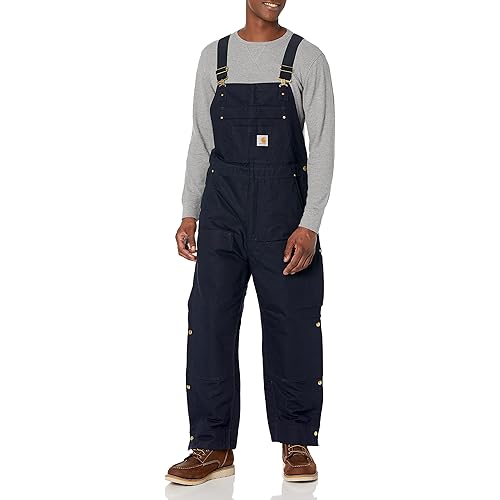 Carhartt Men's Loose Fit Firm Duck Insulated Bib Overall