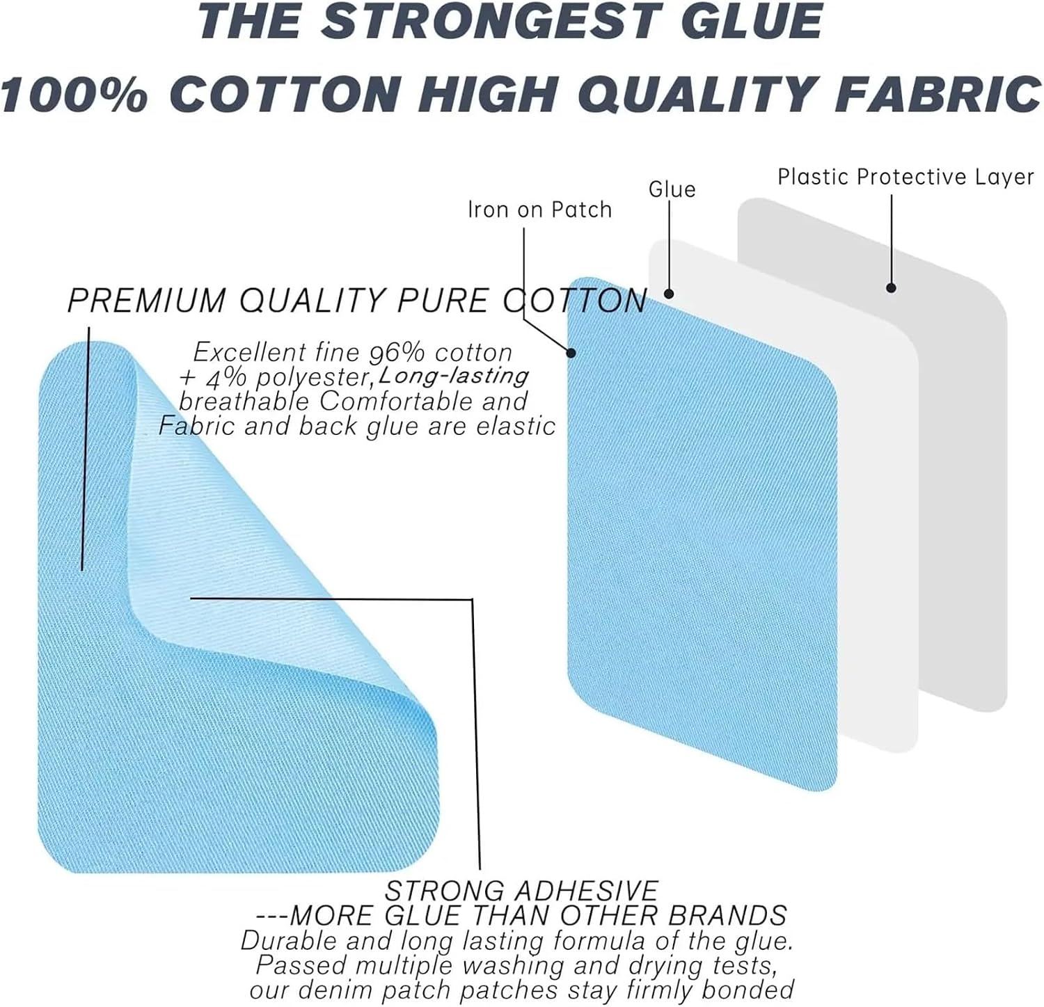 Iron On Patches 100Pcs Iron on Patches for Clothing Repair Multi-Colored Fabric Patches for Jeans and Clothings Repair and Quality Ironon Patches(02 Wine red)