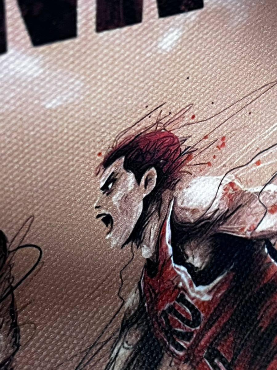 Amazon.co.jp: スラムダンク 桜木&流川 絵画 タペストリー 名場面