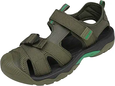 DREAM PAIRS Mens Sport Outdoor Hiking Sandals Closed Toe Athletic Adventure Beach Fisherman Water Sandals