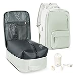 Vacuum Seal Backpack for Travel with Air Pump Vacpack Carry on Flight Approved Compression Daypack Laptop Space Saver Bags Storage with Vacuum System 18x14x8 inches Travel Bag Women MintGreen