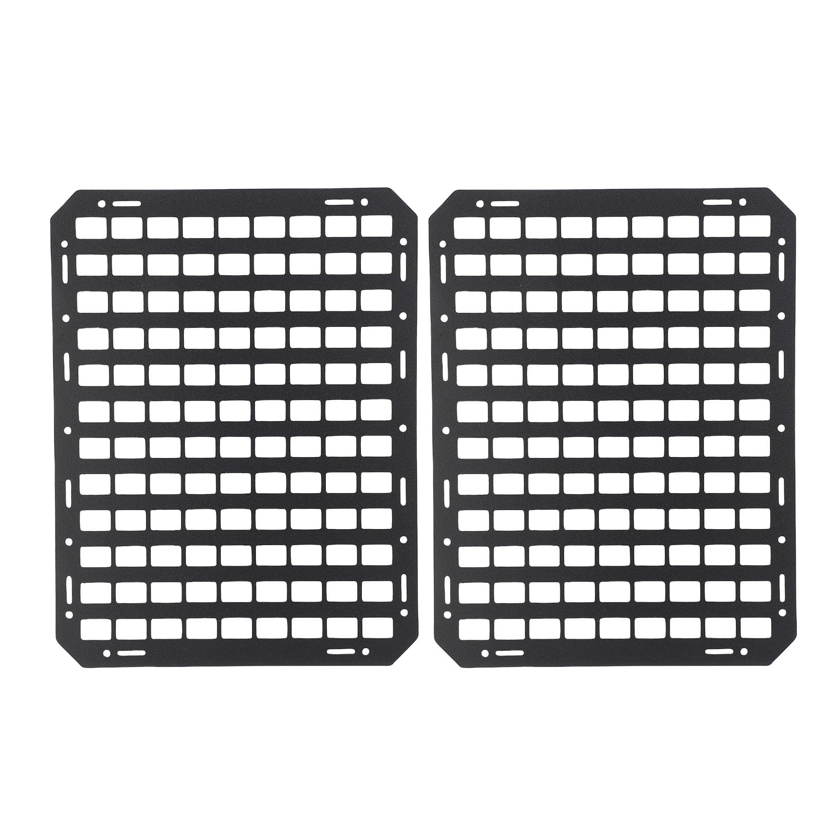Yctze Respaldo Universal para Automóvil con Paneles Molle - Estante de Almacenamiento Modular para SUV, Camionetas y Camionetas - Soporte de Alta Resistencia - Instalación con Uso de Doble Cara