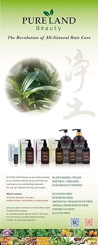 Miniatura 9 de PURELAND Beauty Restore Daily - Acondicionador 100% natural, sin sulfato, 8.5 onzas