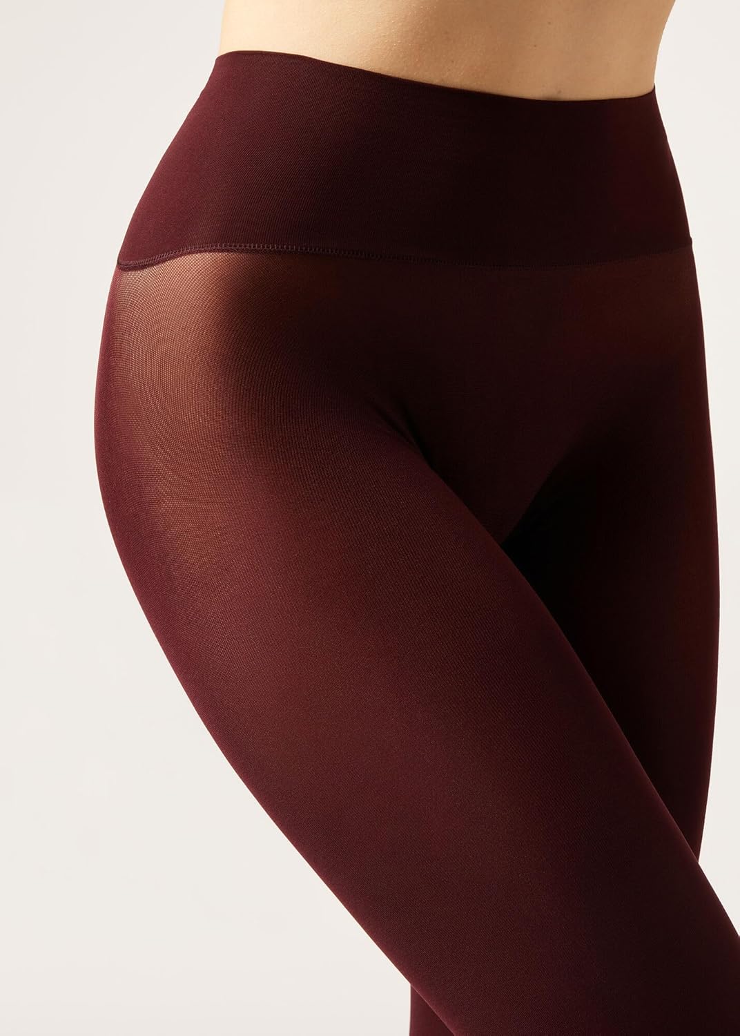 CALZEDONIA Woman's Opaque Matte Invisible 50 Denier Tights - Image 4