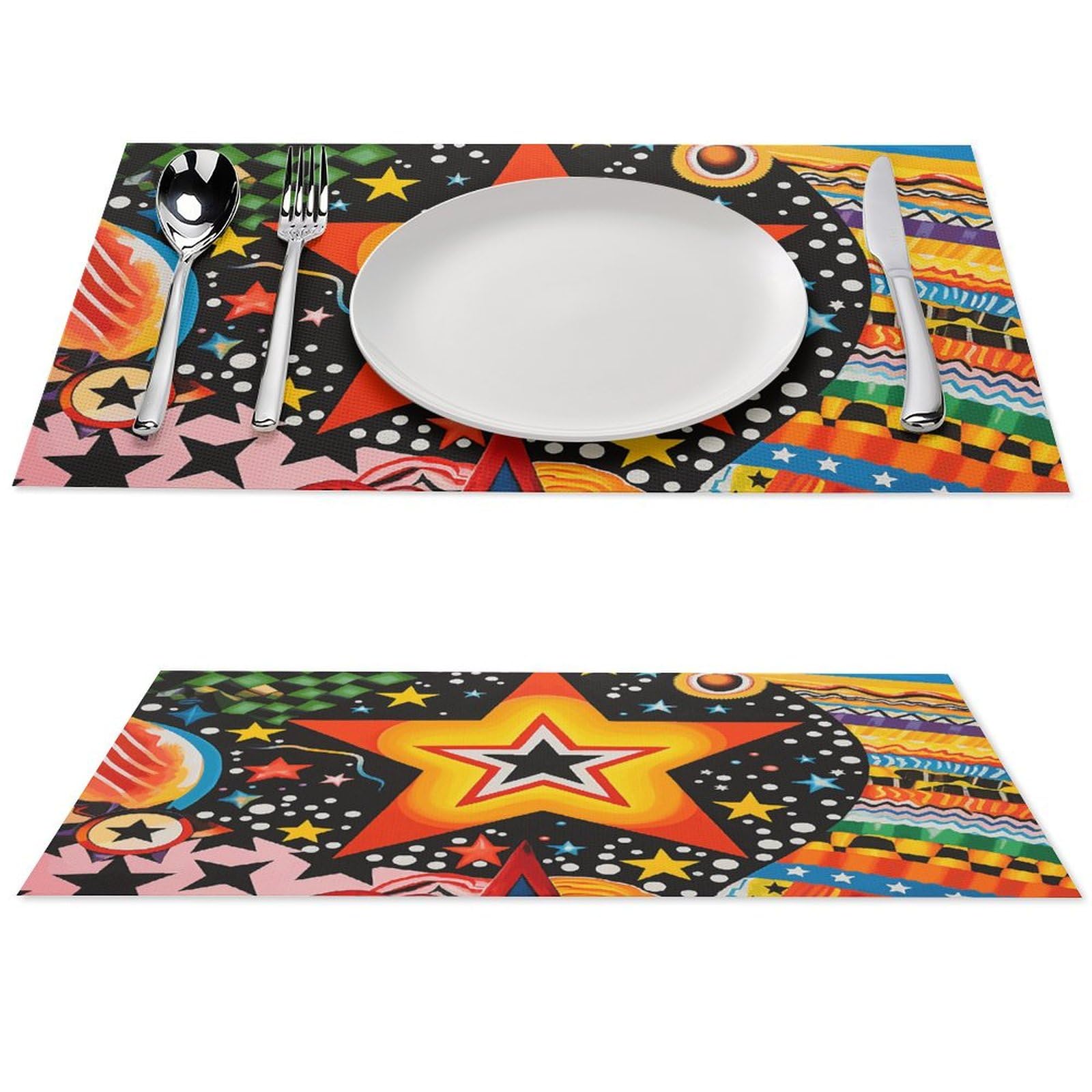 Sets de table en PVC chic et lavables pour sublimer vos dîners extérieurs