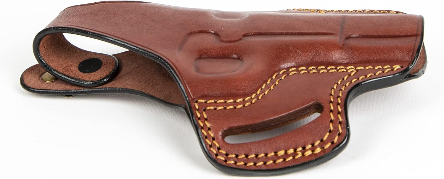 for Browning Hi Power OWB Handmade Leather Gun Holster