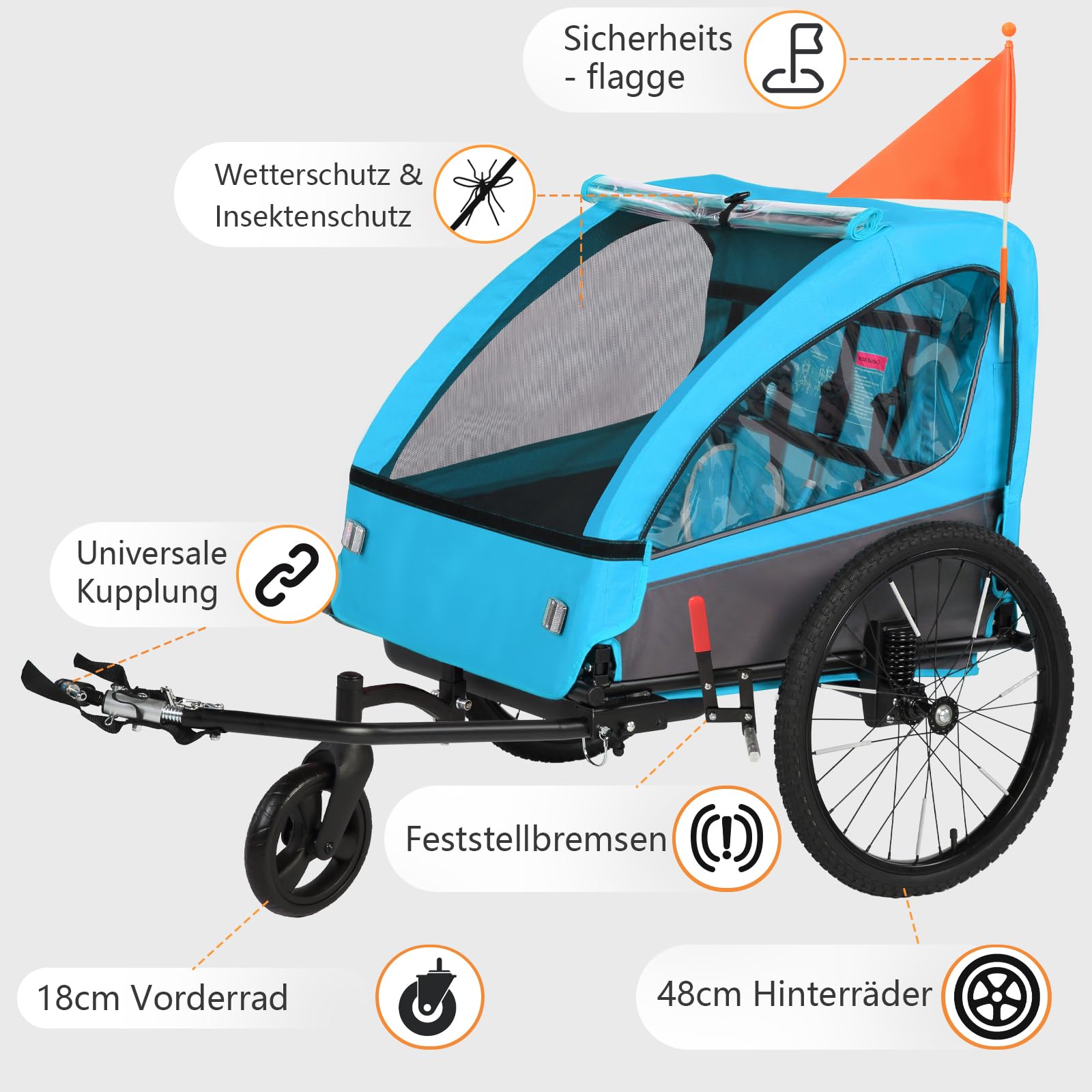 Axes enfichables avec adaptateur Leggero pour TOUT TERRAIN | pour côté gauche