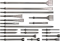 Mayhew Tools 32090F 20-Piece Pneumatic Tool Set - Black Oxide Finish, .401 Shank, USA-Made Durability