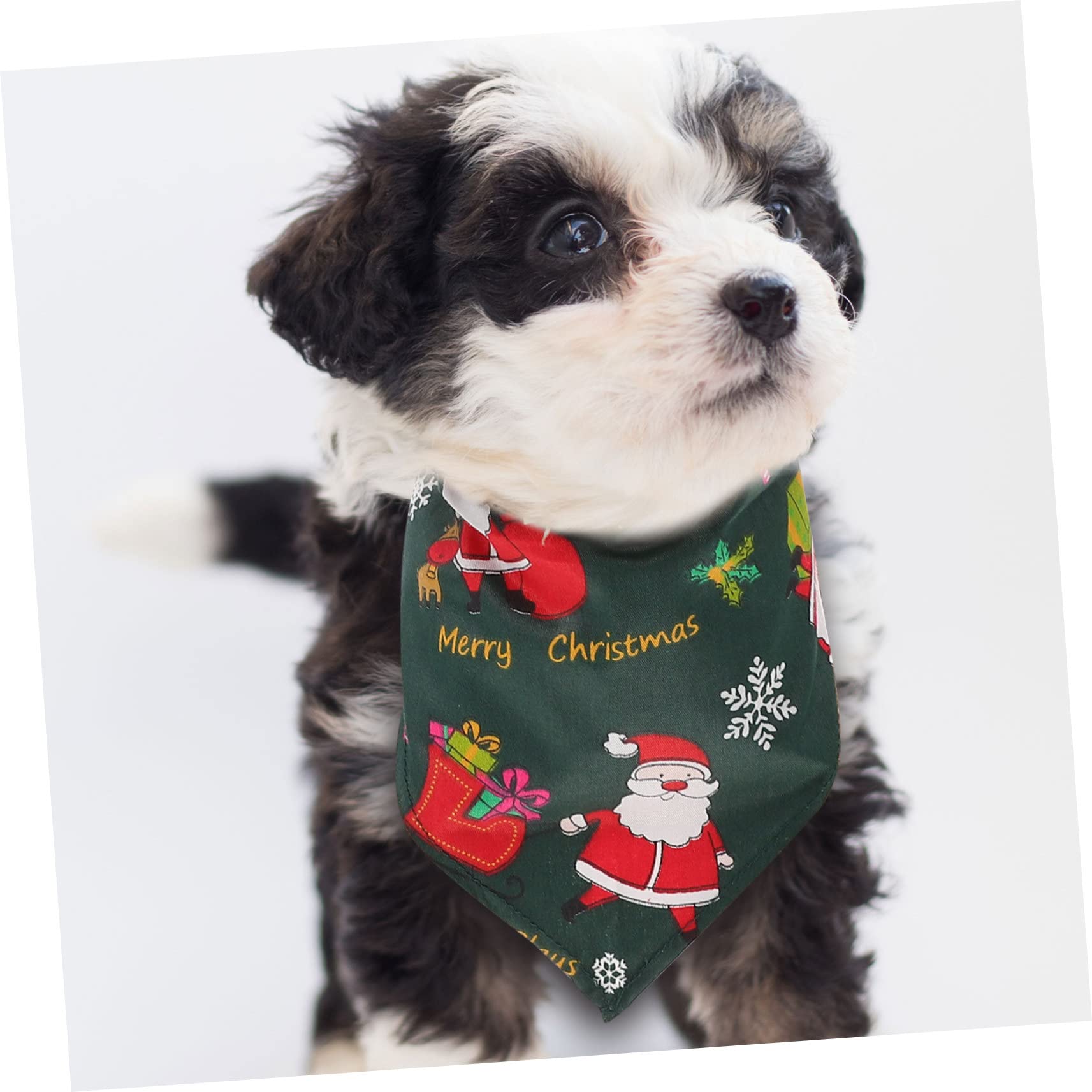 Mipcase 3sets Bandane per Cani e Accessori Natalizi per Animali Domestici Costume per Natale con Cerchietto da Renna e Lavabile e Morbido Adatto Cani e Gatti