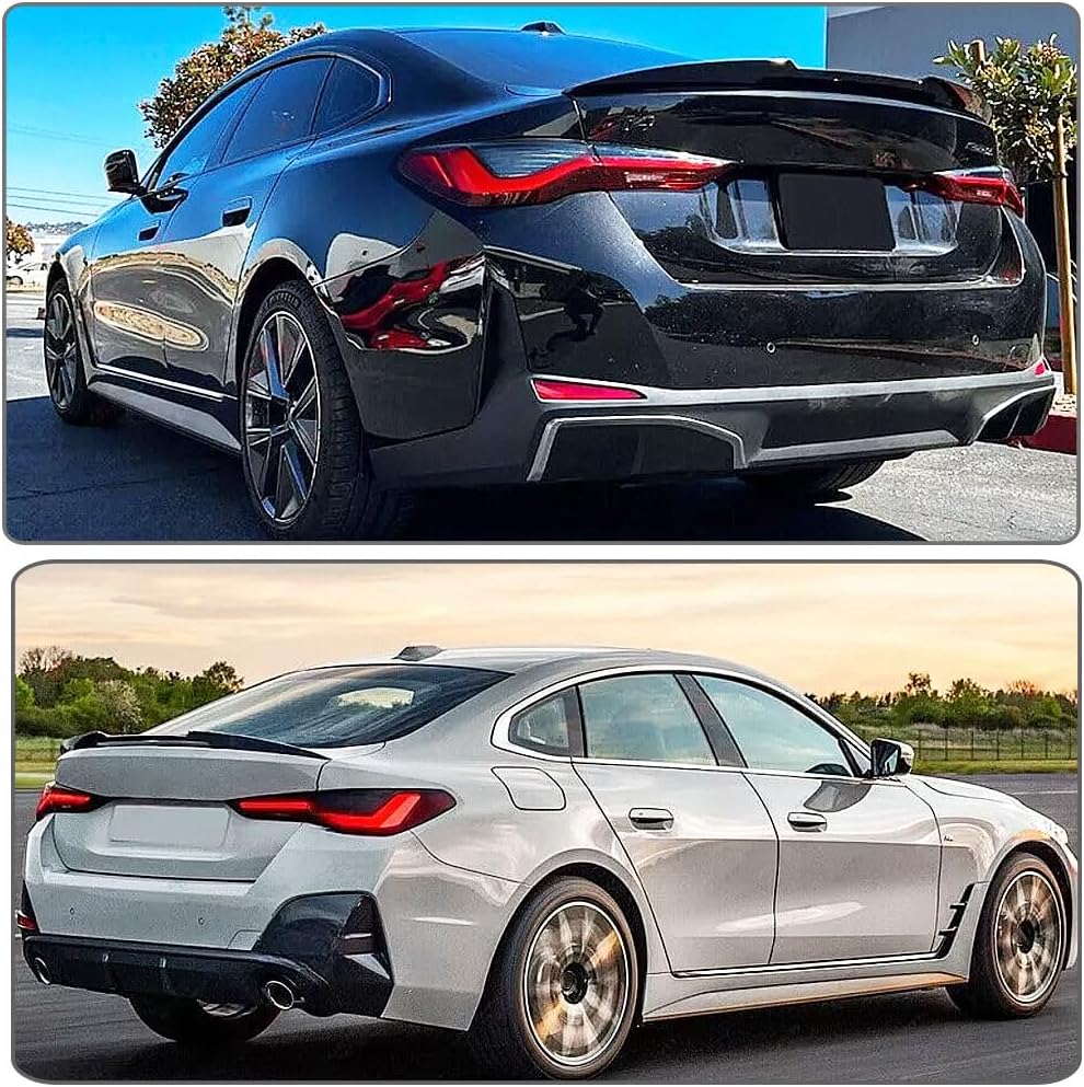 MCARCAR KIT Real Carbon Fiber Rear Trunk Spoiler Fits for BMW 4 Series I4 G26 Hatchback 4 Door 2021-2025 Rear Spoiler Wing Spoiler Factory Outlet (Carbon Fiber)