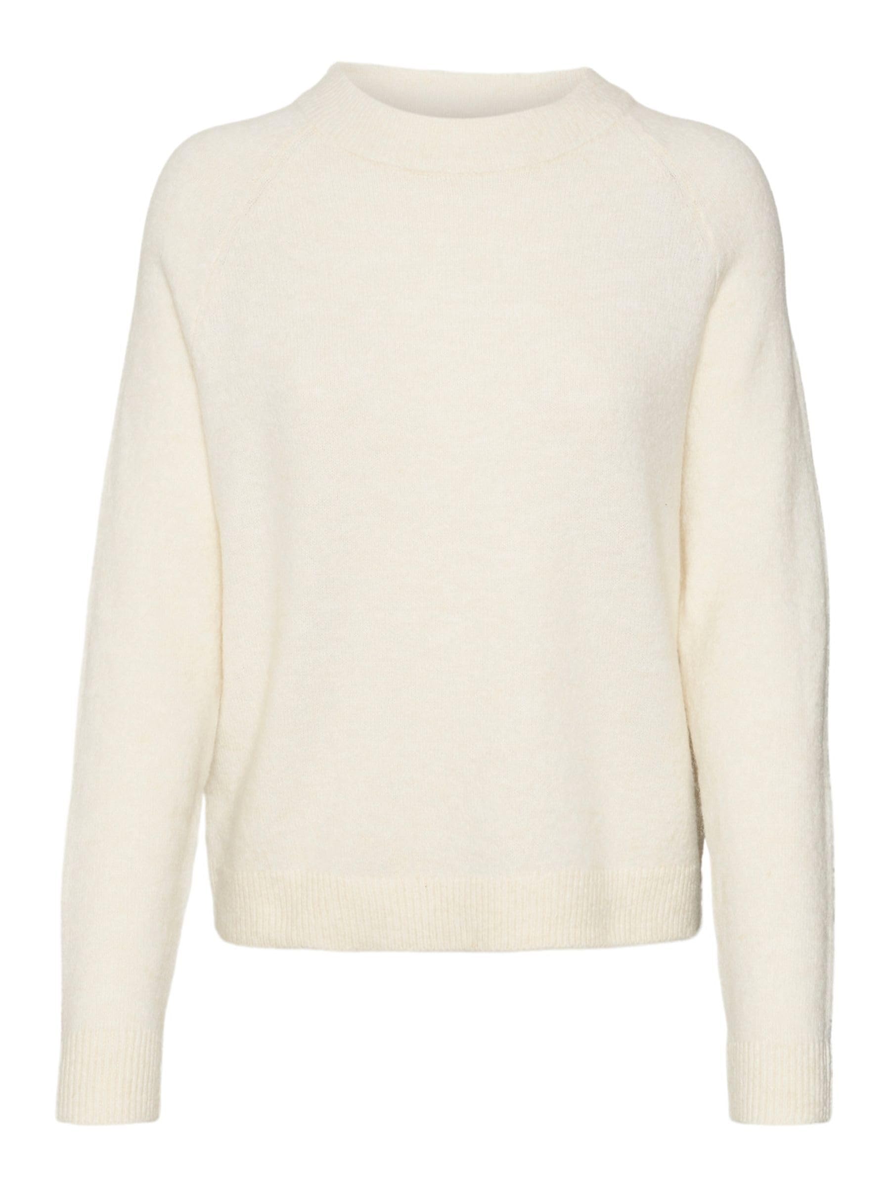 VERO Moda Women's Vmfiluca LS O-Neck Pullover Ga Noos Knitted Jumper, Birch, XS