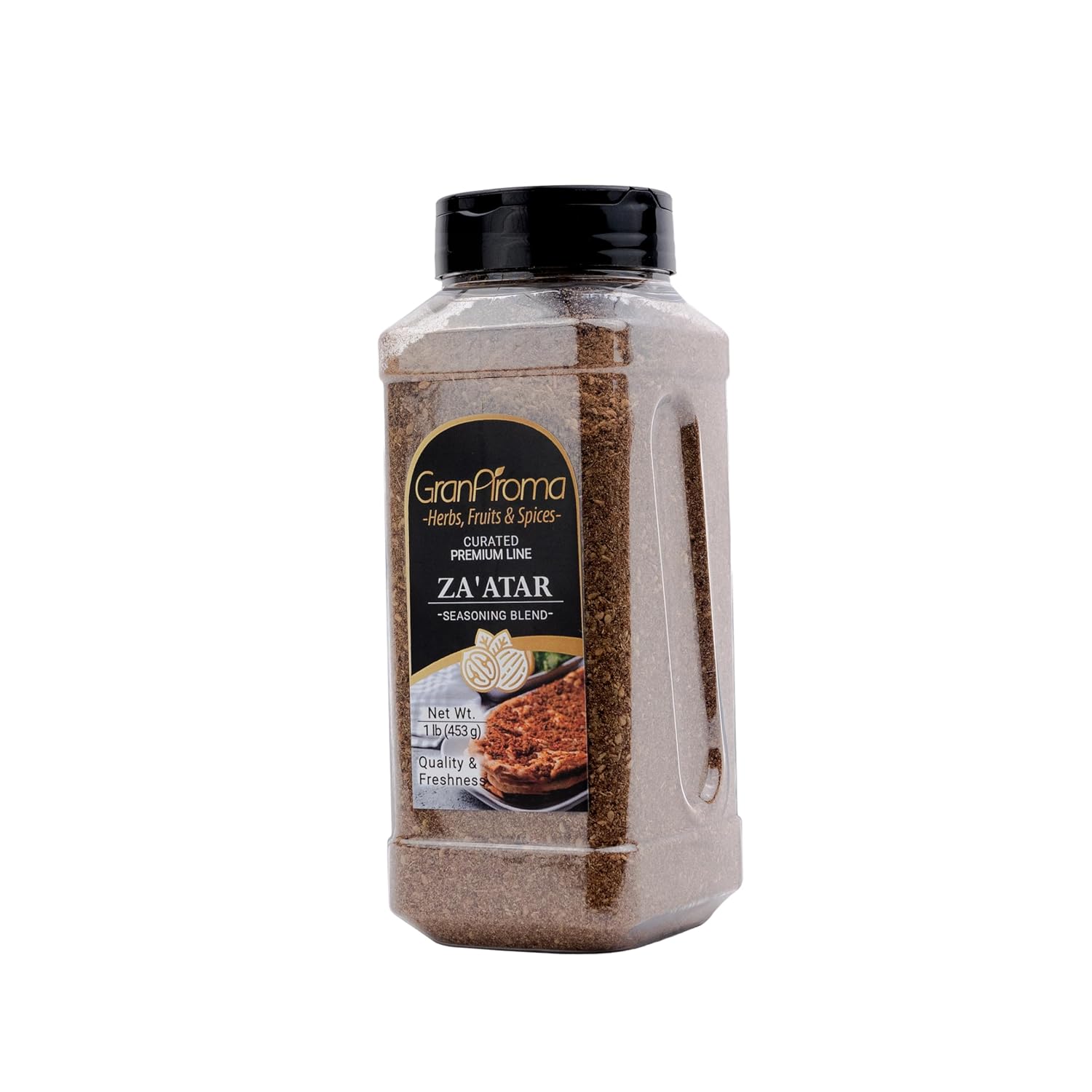 GranAroma Za'atar Seasoning, Middle Eastern Cuisine, Flavorful Spice Blend (1 Pound)