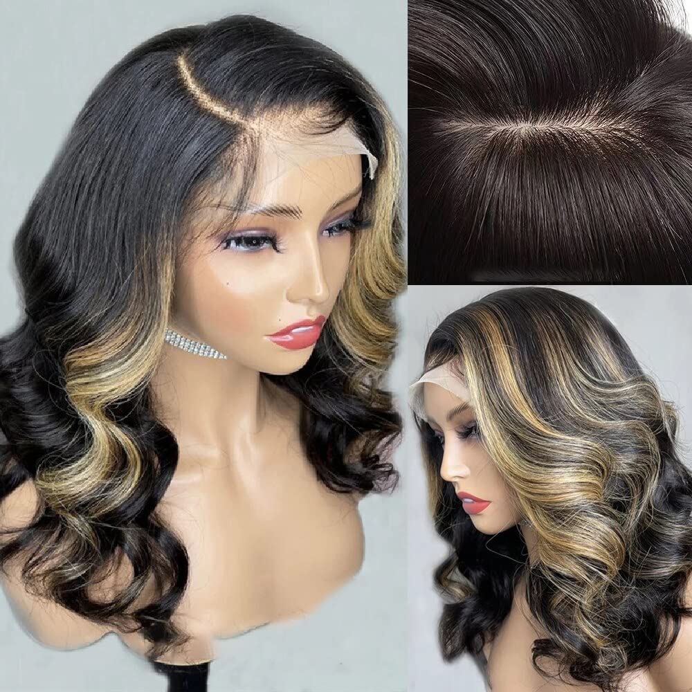 SidePart thick silky unique color Lacefront Wig ALot 613 Blonde Lace Front Wig 13x6 HD Transparent Lace  main image 3
