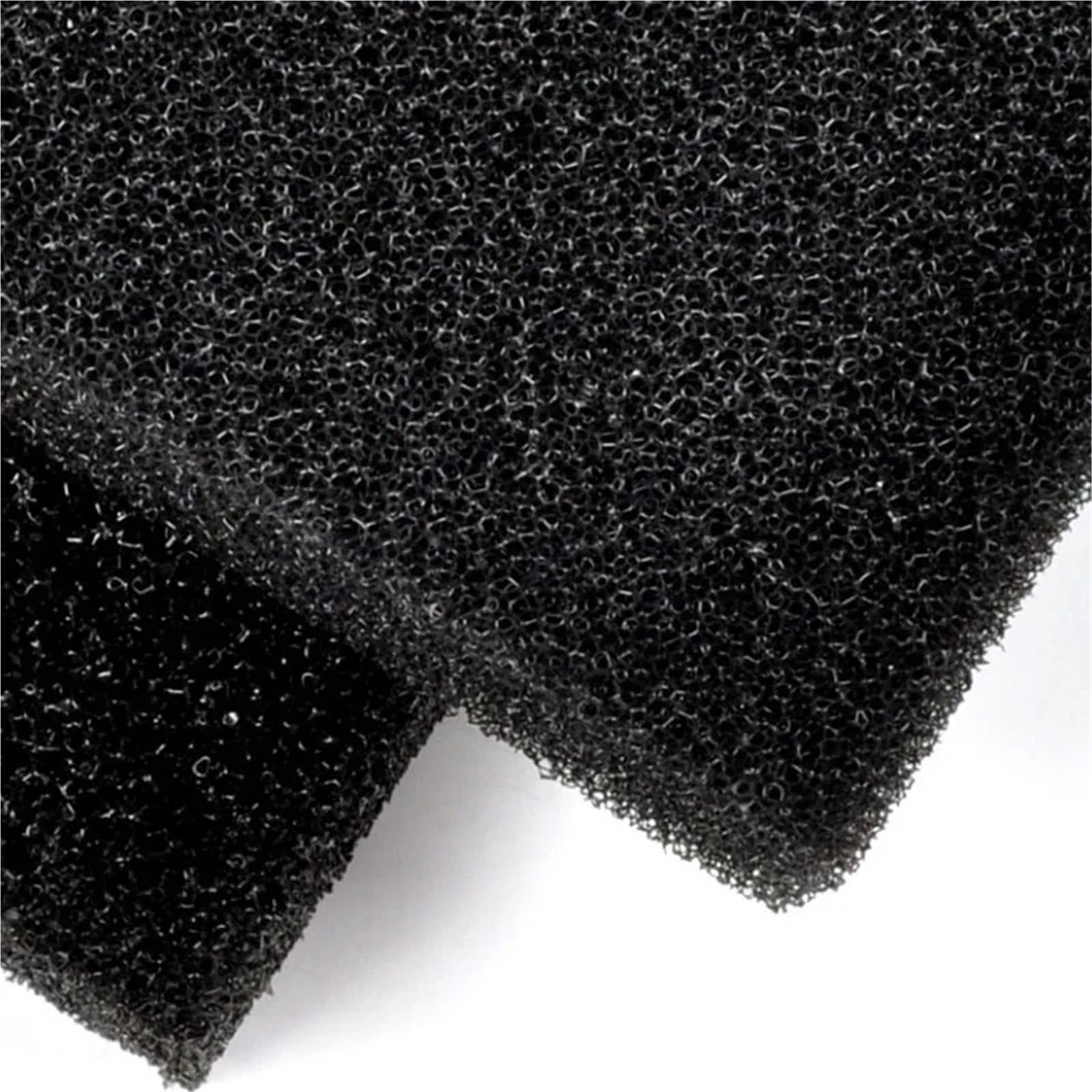 Tejido de neopreno impermeable, Almohadilla de filtro de esponja for pecera de acuario, varios tamaños, color negro(35ppi,50x50x4cm)