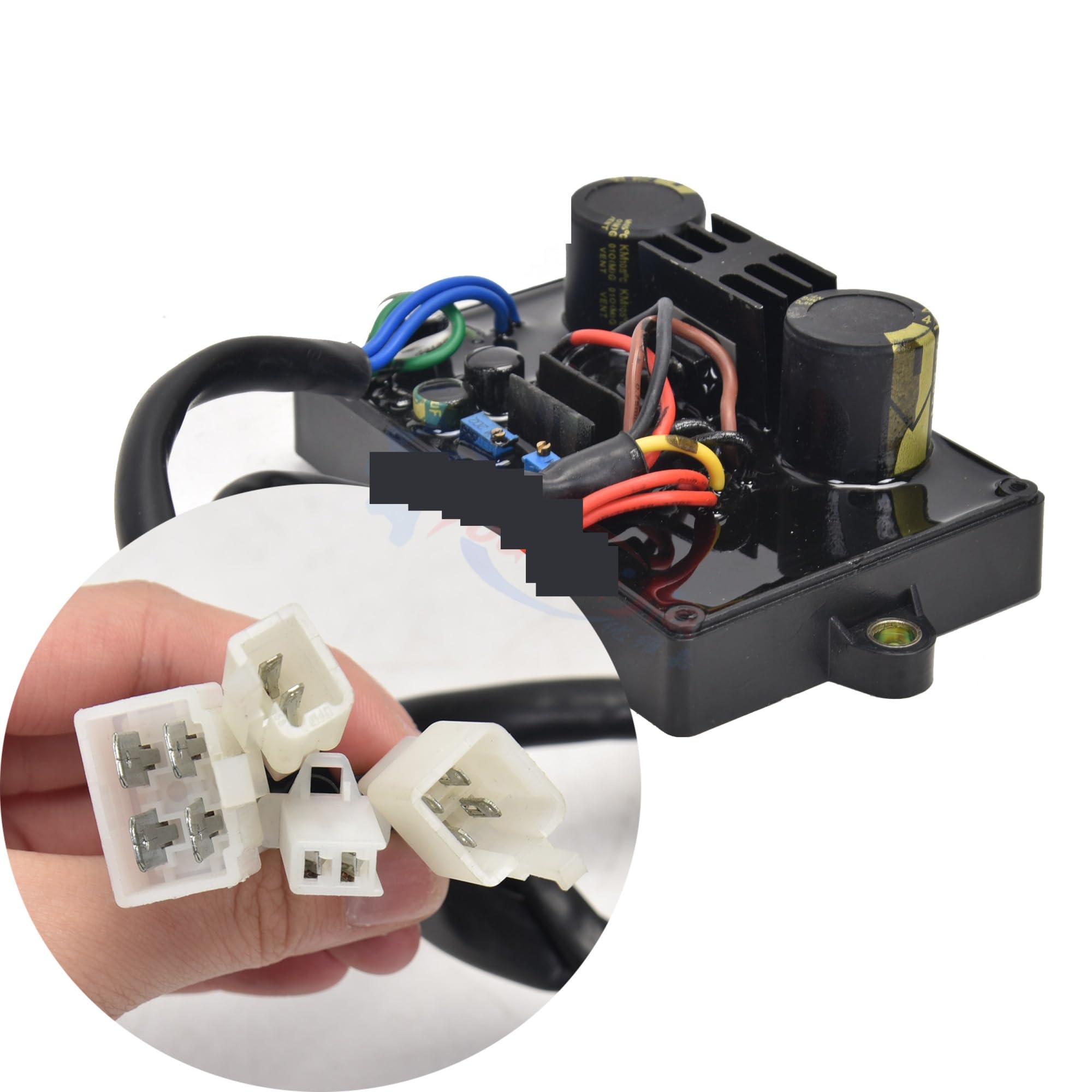 1 Uds HJ-5K25DH 5KW generador de Soldadura AVR regulador Voltaje automático estabilizador Control monofásico regulado 12 Cables