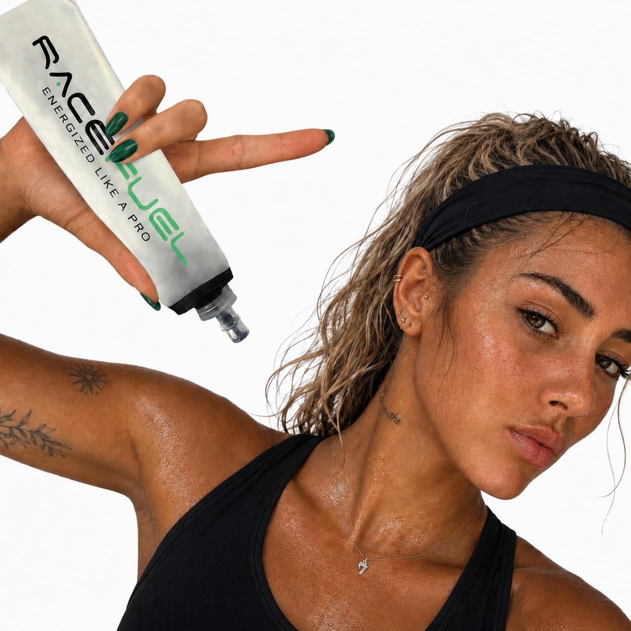 RaceFuel Energy Gel Kit zum Selbermachen für 84x32ml High-Performance Liquid Gel, 100% natürlich & veganes Energie-Gel, inkl. Rezeptrechner und 250ml faltbare Trinkflasche, Soft Flask, Gel for Energy