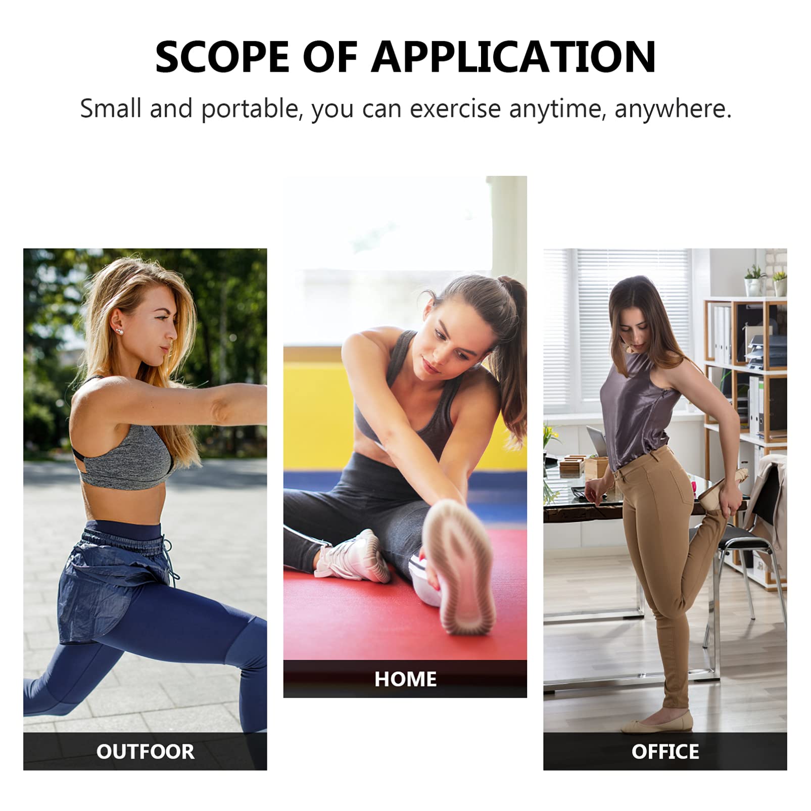 KOMBIUDA 1Pc Bastone Yoga Attrezzature per Esercizi Portatili Attrezzature Yoga Attrezzature per Allenamento A Casa Pilates Barra Fitness Barre di Allenamento per L'Esercizio Tirando La