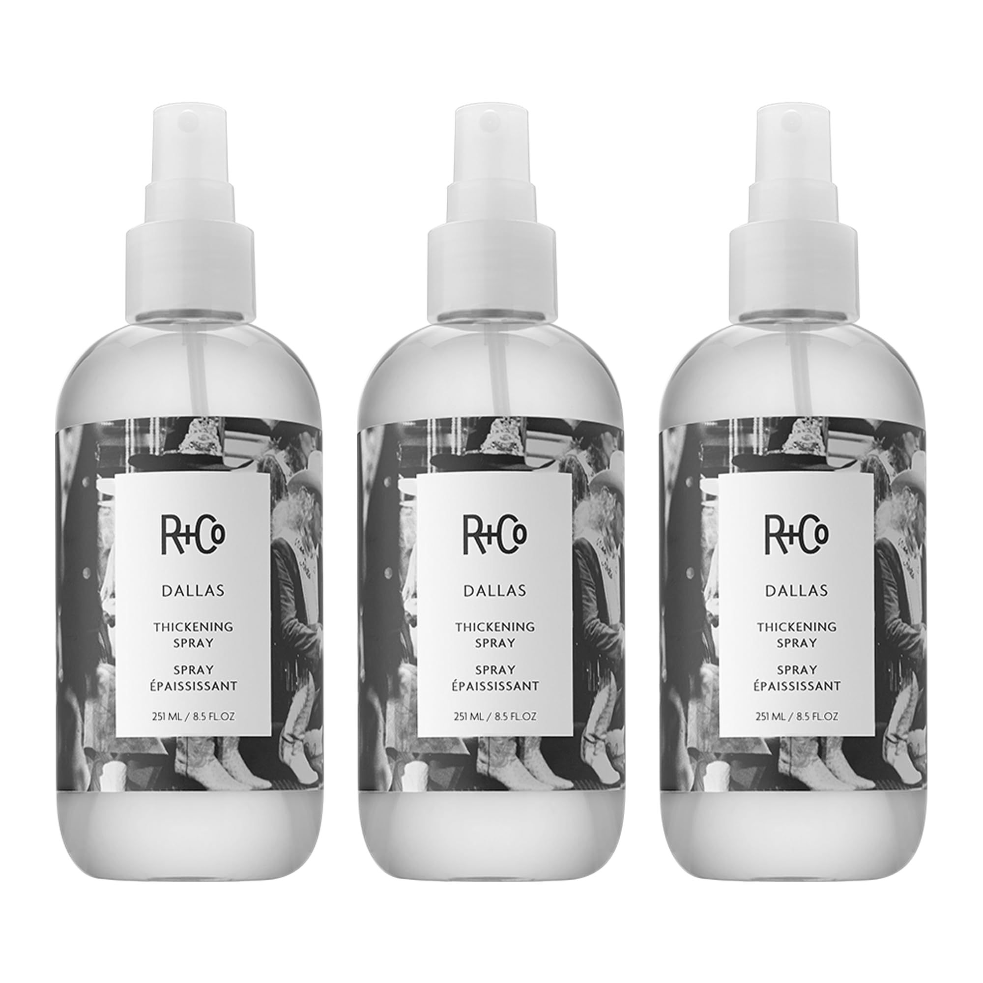 R+Co DALLAS Thickening Spray – Volumizing & Texturizing Hair Spray, Adds Body & Fullness, All Hair Types