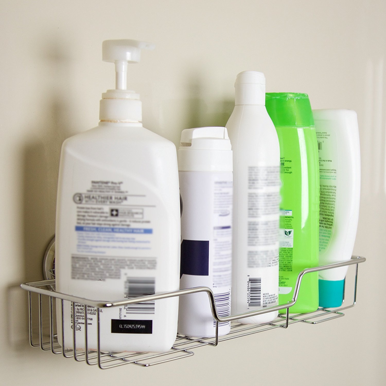 Incomplete- ARCCI Powerful Suction Cup Shower Caddy, Bath Shelf Storage ...