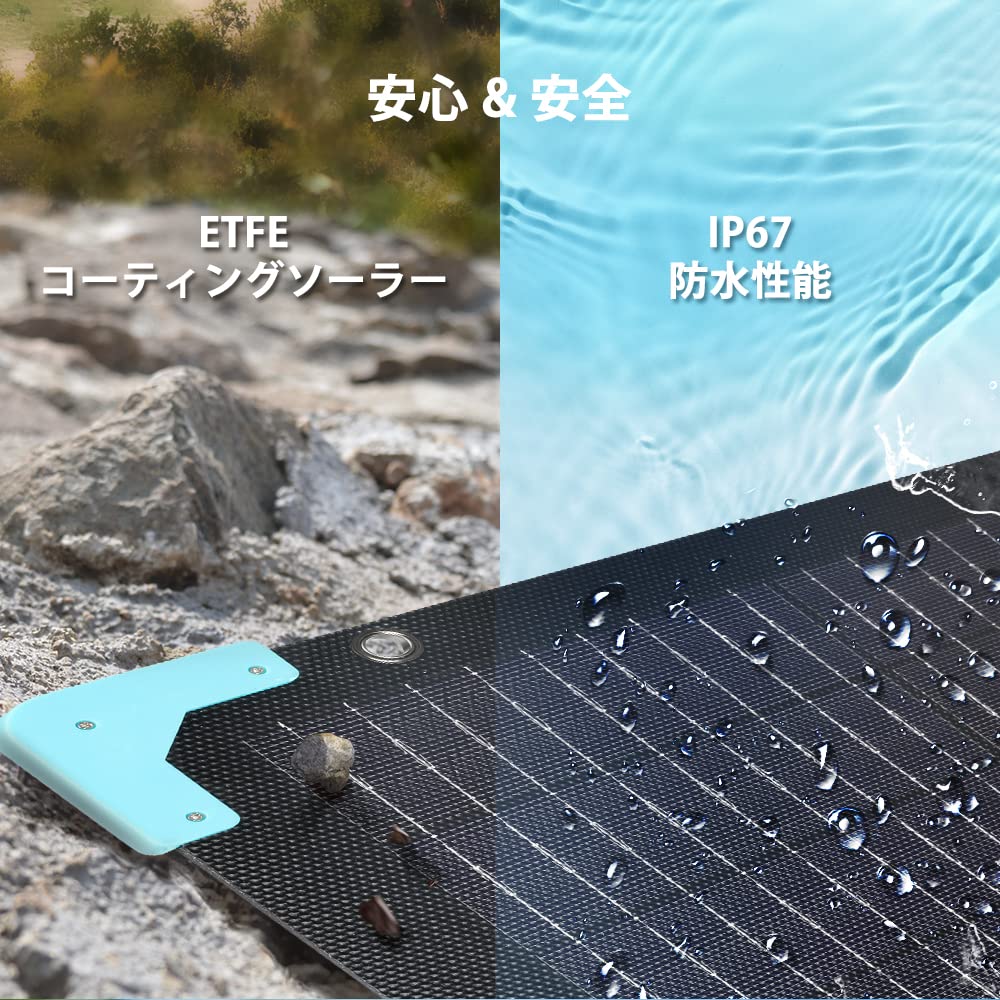 Amazon | RENOGY ソーラーパネル120W E.FLEXシリーズ 折り畳み式
