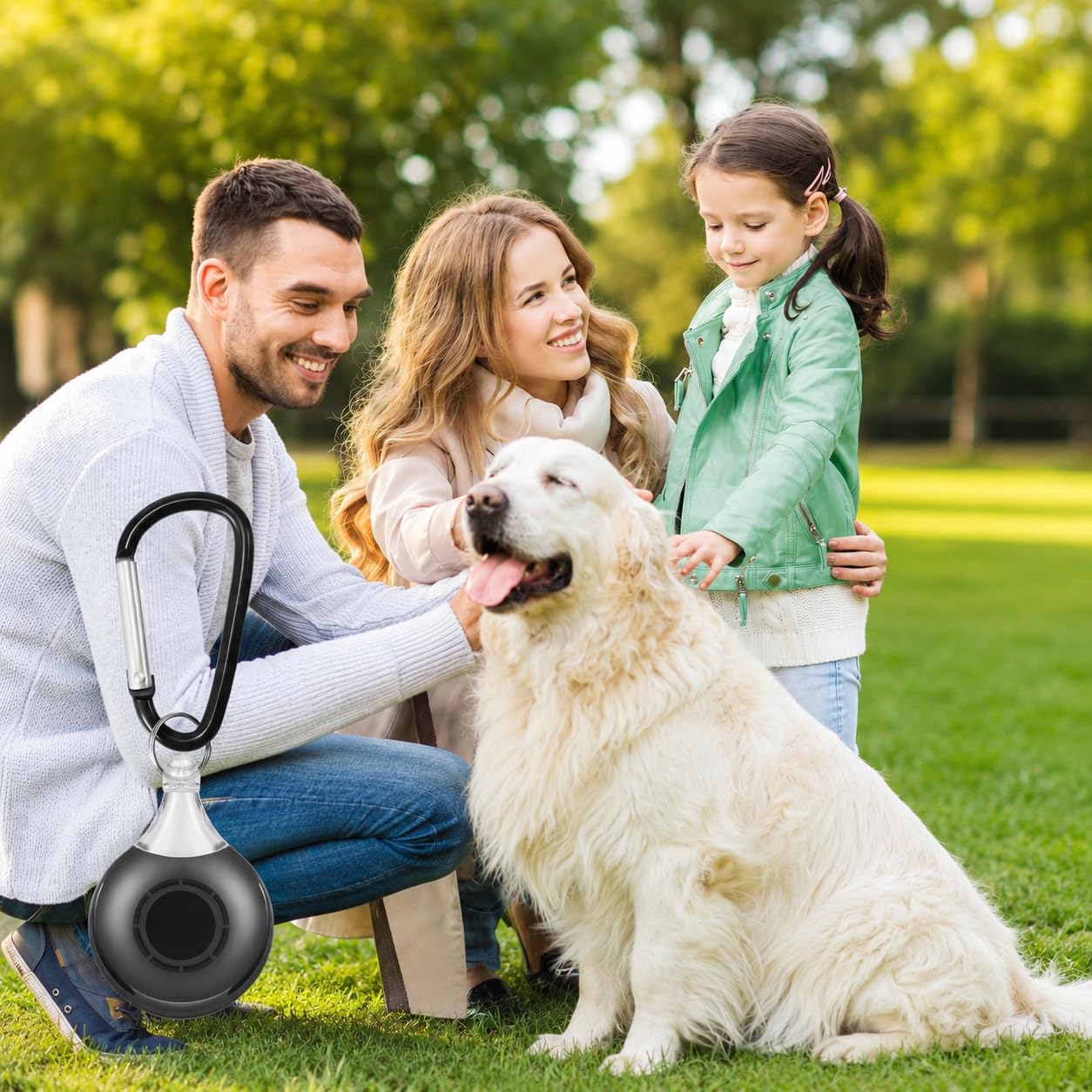 Lot de 3 répulsifs anti-tiques et puces à ultrasons pour chiens et chats