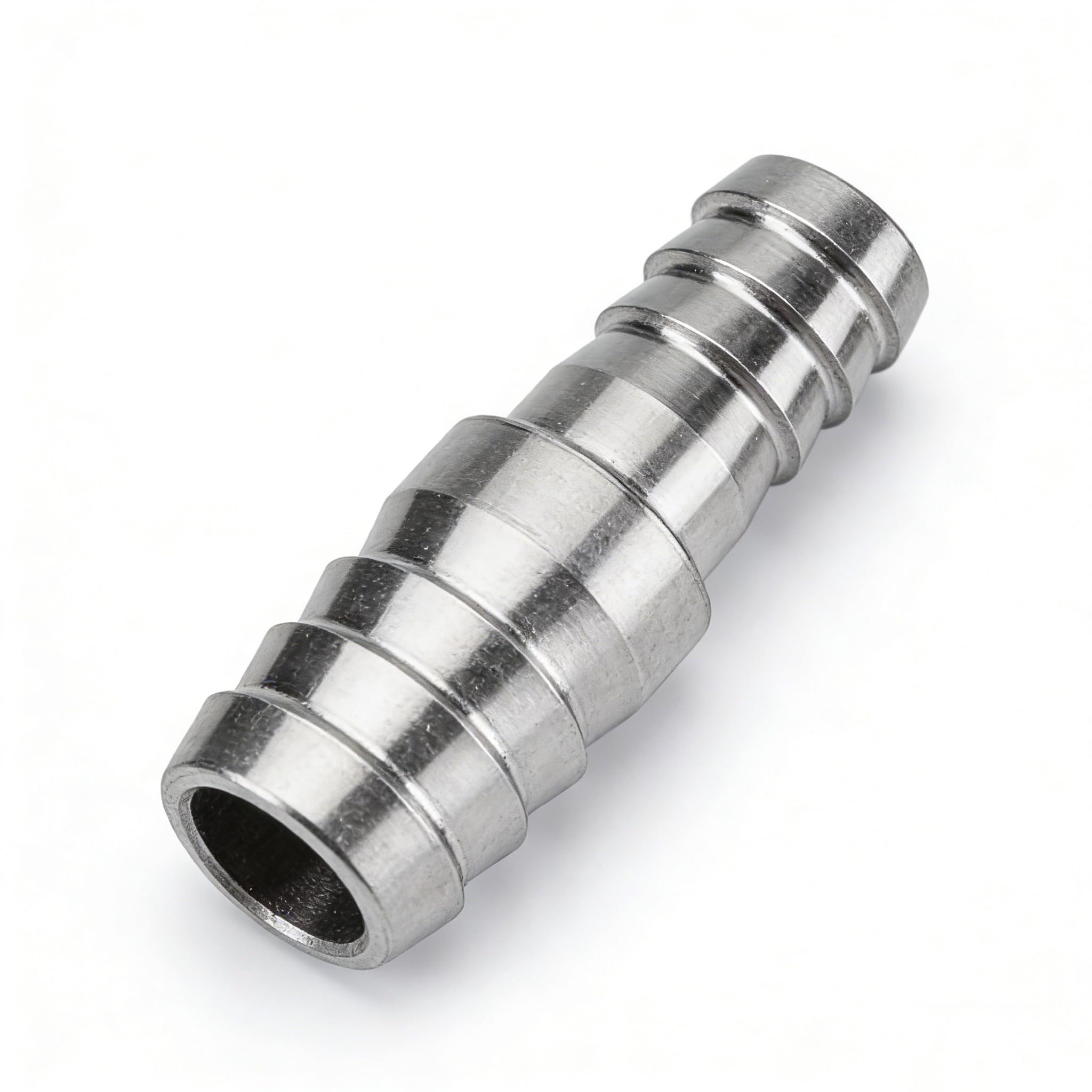 TwoWay - Acoplador recto para manguera de acero inoxidable 304, tamaños de 4 mm, 20 mm, resistente a la corrosión, ideal para fontanería y conexiones de manguera