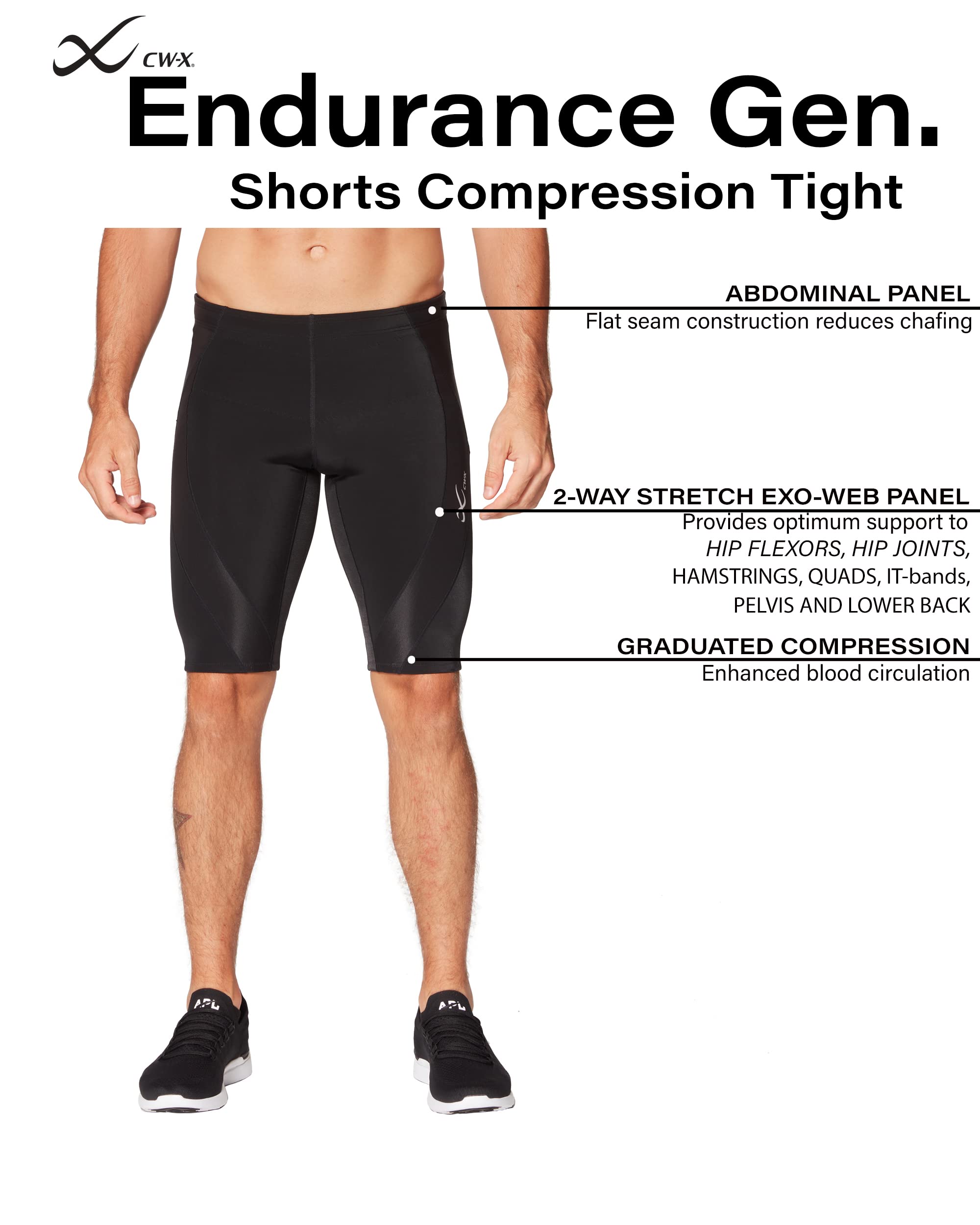 CW-X Endurance Generator Muscle & Joint Support Compression Short - Krótki Mężczyźni