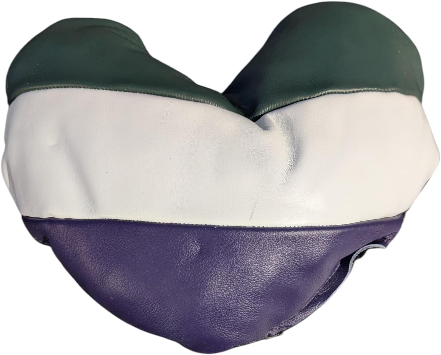 Hand Crafted Pride Flag Leather Aftercare Pillow (Non-Binary)