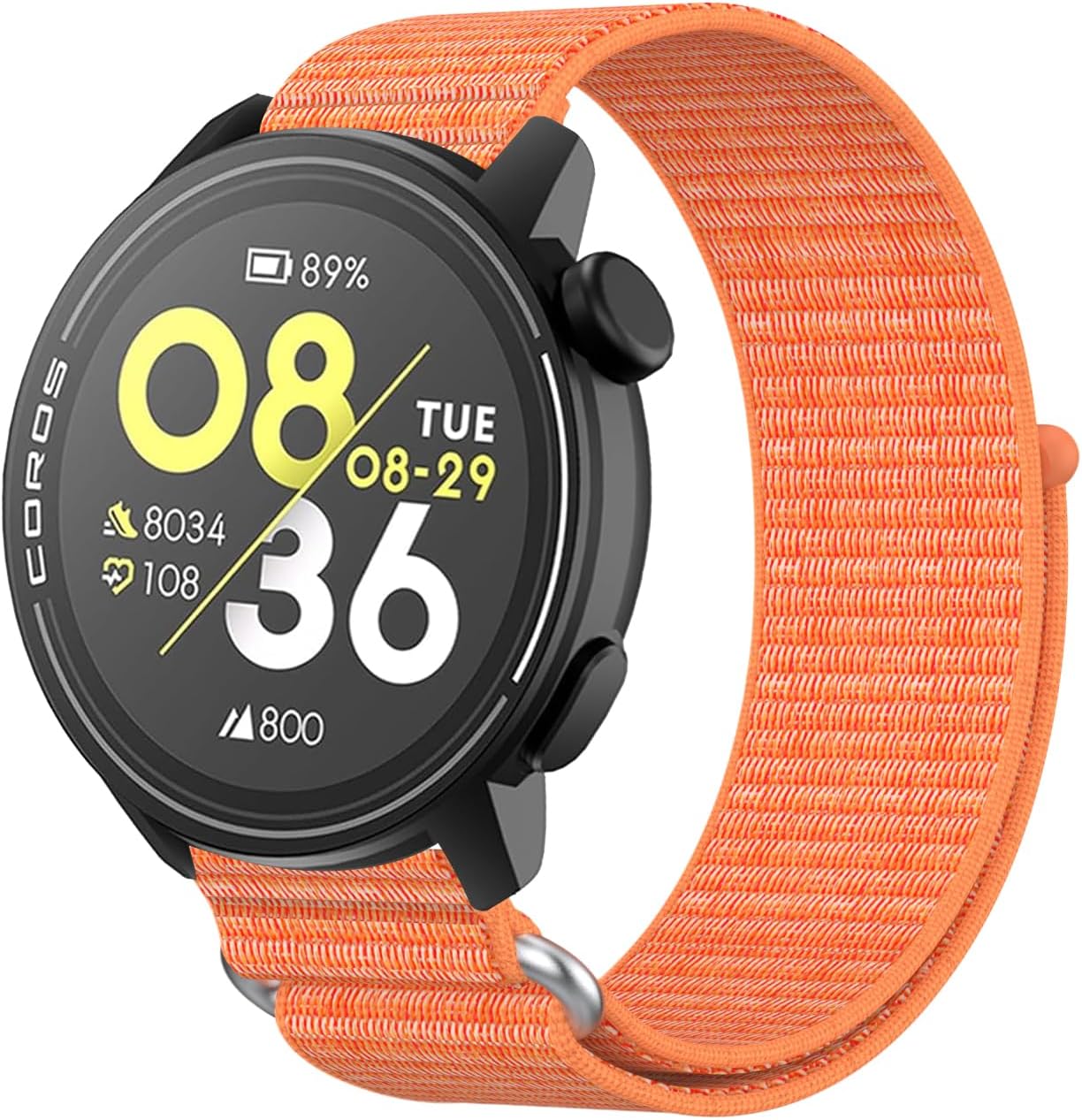 Harikiri 22mm Braided Nylon Watch Straps Compatible With COROS PACE 3/APEX PRO/2 PRO/APEX 46mm/PACE Pro/APEX 4 (42mm)/PACE 4,Adjustable Quick Release for Men/Women