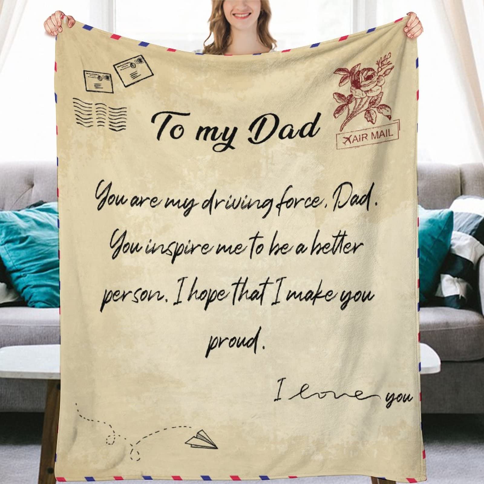 Couverture en flanelle cadeau idéal papa pour lui offrir une douceur incomparable