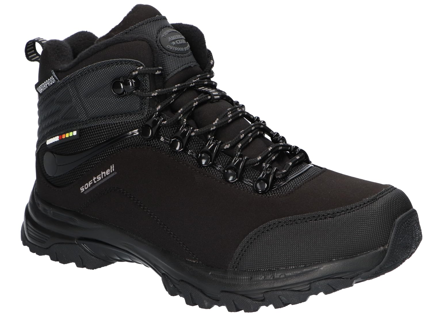 WT264 OCIEPLANE TRAPERY BUTY ZIMOWE ŚNIEGOWCE SOFTSHELL BK 40