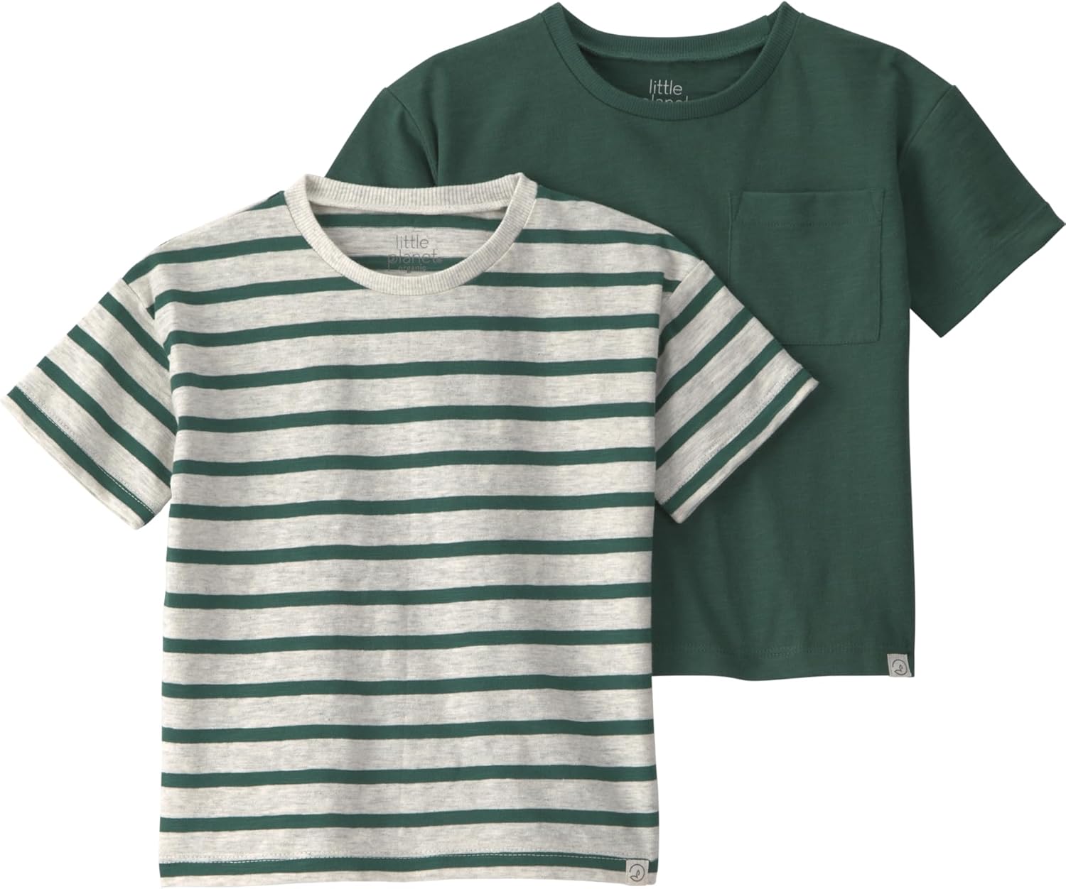 Little Planet by Carter's Baby Boys' 2-Pack Tops Made with Organic Cotton