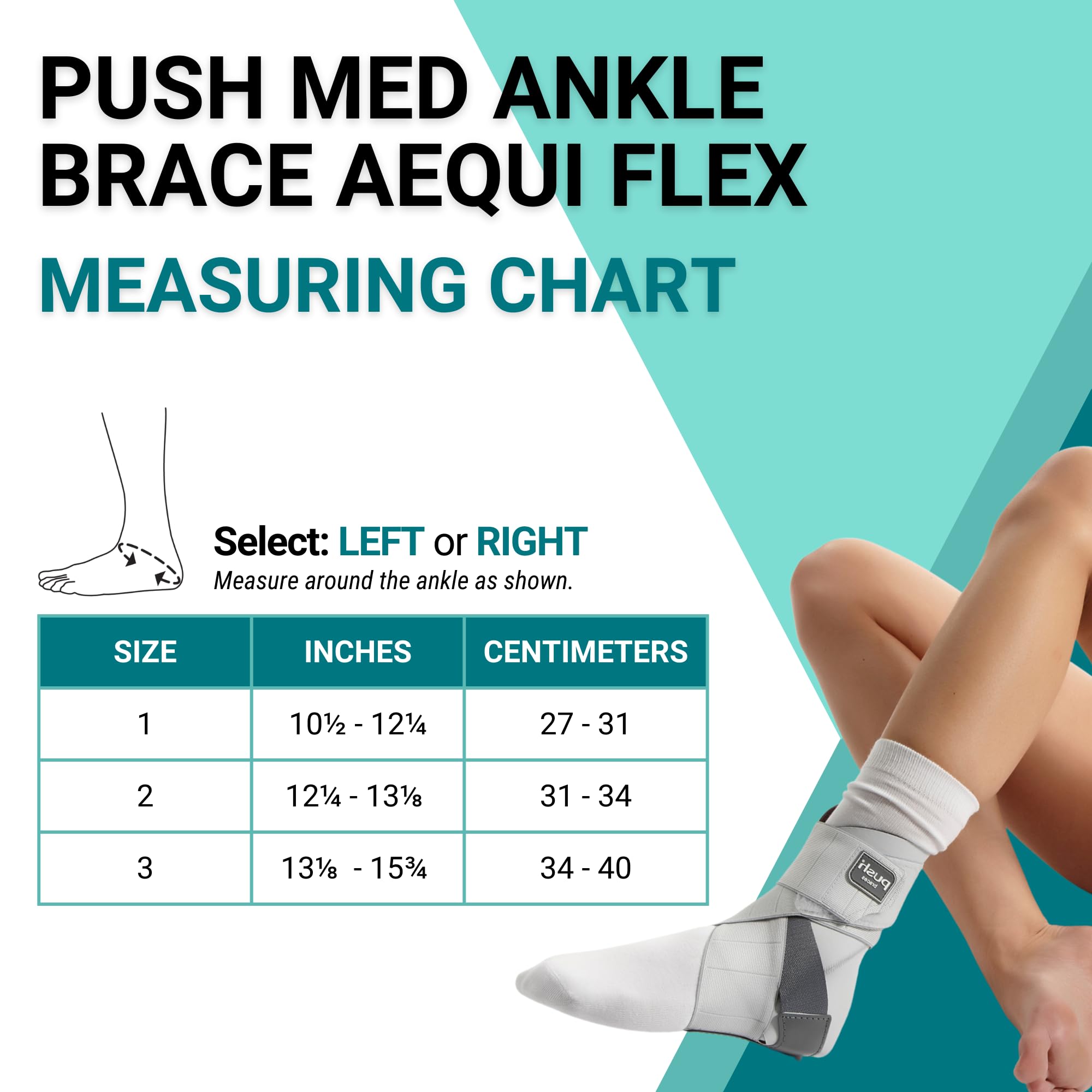 Push Braces Aequi Flex - Tobillera (Talla 3)