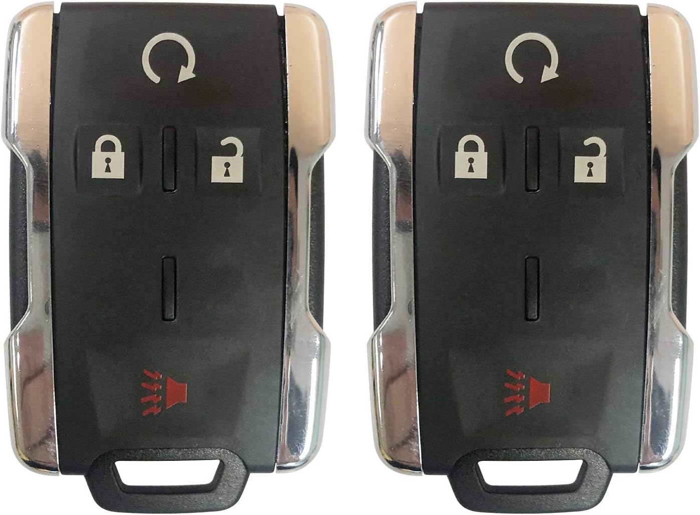 Car Key Fob for 2014 2015 2016 2017 Chevy Silverado Colorado / GMC Sierra Canyon Keyless Entry Remote 4 Button Fccid:M3N-32337100;by AUTO KEY MAX (Pair)