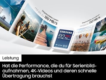Samsung PRO Plus SD-Karte 128 GB UHS-I U3 Full HD & 4K UHD 180 MB/s Lesen 130 MB/s Schreiben Speicherkarte für Kameras und Drohnen Inkl. USB-Kartenleser MB-SD128SB/WW