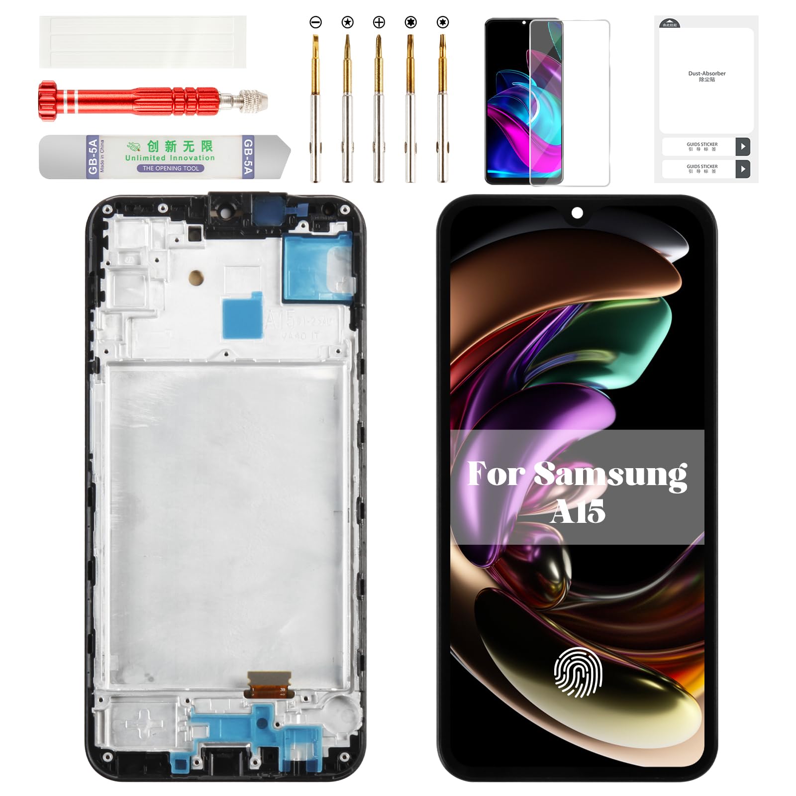 Amazon.com: OLED for Samsung A15 Screen Replacement for Samsung