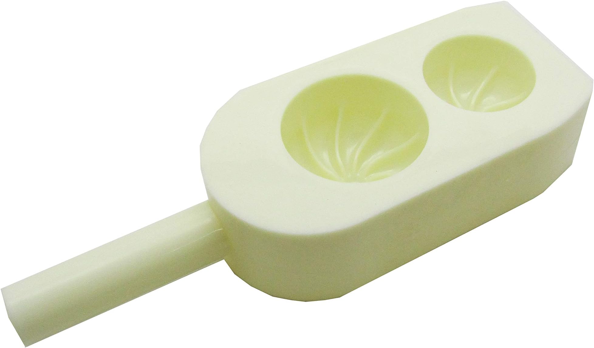 Vietnamese cooking utensils banh bao mold 6cm - 7.5 cm, cookware steamed cake rice dumpling, khuon assist the baker to shape cake. Material plastic., White, 8 cm