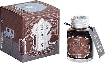 Teranishi Science Industry TRH-40ML-T73 Guitar Taisho Roman, High Color Ink, Traveling Sepia