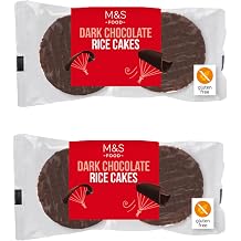 M&S Dark Chocolate Rice Cakes, Gluten Free, 102g, Pack of 2X