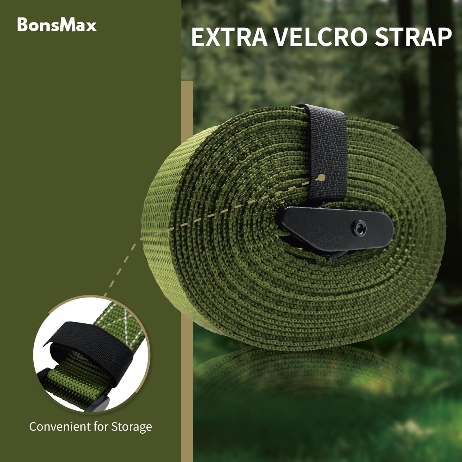 Tie Down Lashing Strap, Cam Buckle Ratchet Strap, Secure Kayak, Bike, SUP and Cargo on Rack, Trailer, Truck Bed - Image 6