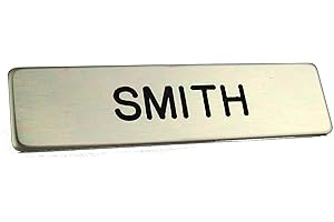 Multipurpose Steel Name Tag for Uniforms: The Epitome of Professional Identification