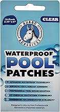 Burro Adhesives 10-Pack Waterproof Clear Pool Tape Patches